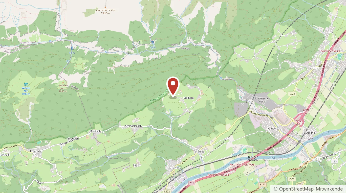 Lage vom Grafenhäusl am Karwendelgebirge auf der Karte